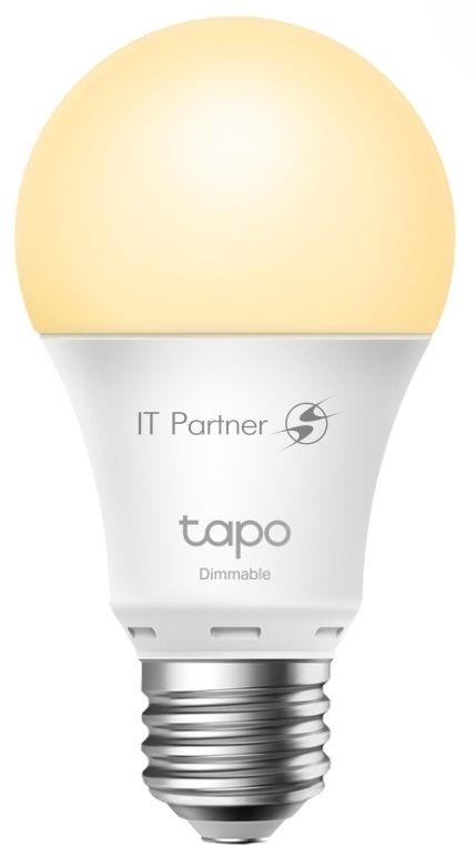 Умная Wi-Fi лампа TP-Link WiFi Bulb, A60 size, E27, 8.7W, 2700K warm white, 800 lumens