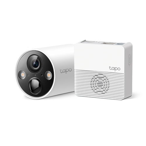Камера видеонаблюдения TP-Link - Tapo C420S1, IP-камера, 2560 x 1440, 3.18мм F1.6, CMOS 1/3", angle of view 113°, 20fps, IEEE 802.11b/g/n, microSD, IR range 15m, IP65, TAPO C420S1