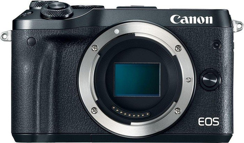 1724C002 Фотоаппарат Canon EOS M6 черный 24.2Mpix 3"  1080p WiFi LP-E17