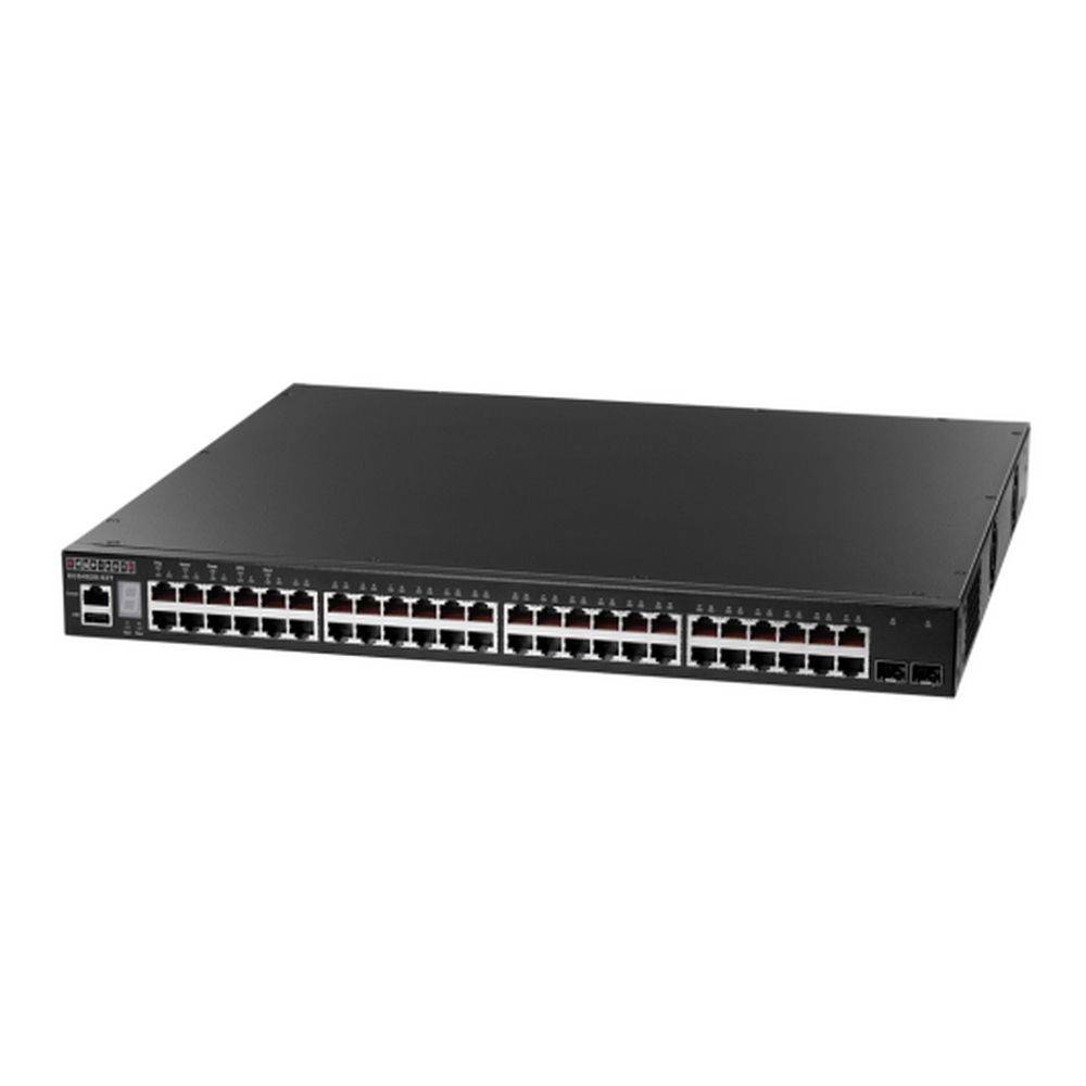 Коммутатор 48-портовый Edge-corE ECS4620-52T, 48 x GE + 2 x 10G SFP+ ports + 1 x expansion slot (for dual 10G SFP+ ports) L3 Stackable Switch, w/ 1 x RJ45 console port, 1 x USB type A storage port, RPU connector, Stack up to 4 units