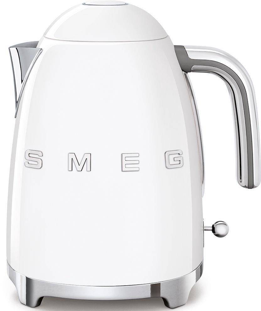 Чайник SMEG стиль 50-х гг KLF03WHEU, 1.7л., 2400Вт, белый (KLF03WHEU)
