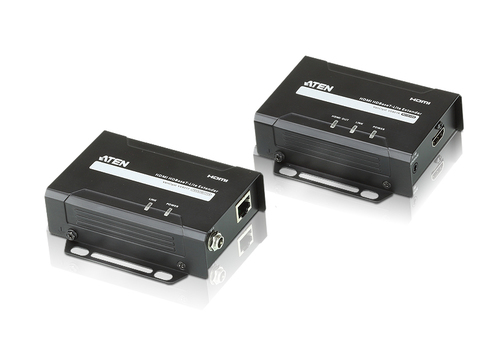 Видео удлинитель ATEN VE801, 1 x HDMI, 1 x HDBaseT-in, 1 x HDMI, 1 x HDBaseT-out, 10,2Гб/с, 3,4Гб/с на канал, 40м, VE801-AT-G