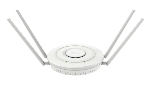 Точка доступа Wi-Fi D-Link DWL-6610APE/B1A Беспроводная двухдиапазонная унифицированная точка доступа AC1200 с поддержкой PoE и 4 внешними съемными антеннами