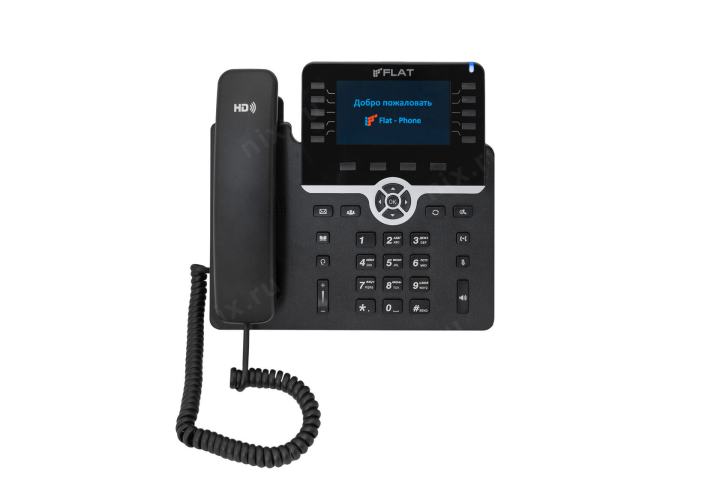 ФЛАТ-ПРО Flat-Phone-B10 IP-телефон (20 SIP-аккаунтов,  2 порта 1Гбит/с)