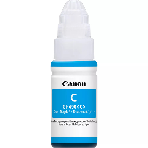 Контейнер с чернилами Canon GI-490C 0664C001 голубой оригинальный