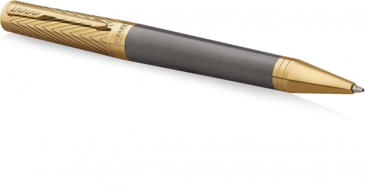 Ручка шариковая Parker 2200952, M, черные чернила, Arrow Grey GT