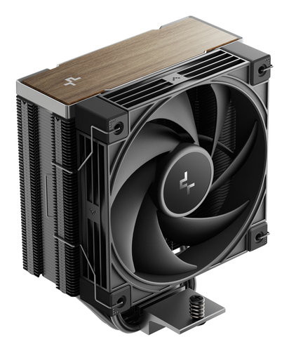 Кулер для процессора DEEPCOOL AK400 G2 LGA1851/1700/1200/115X/AM5/AM4 (12шт/кор, TDP 220W, PWM, Fan 120mm, 4 тепл. Трубки, Wood-grain top cover, черный) RET (R-AK400G2-BKNNMN-GJD)