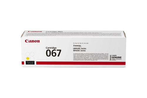 Canon Cartridge 067Y 5099C002  тонер-картридж для i-SENSYS LBP631CW LBP631, LBP633Cdw LBP633, MF651Cw MF651, MF655Cdw MF655, MF657Cdw MF657, Yellow