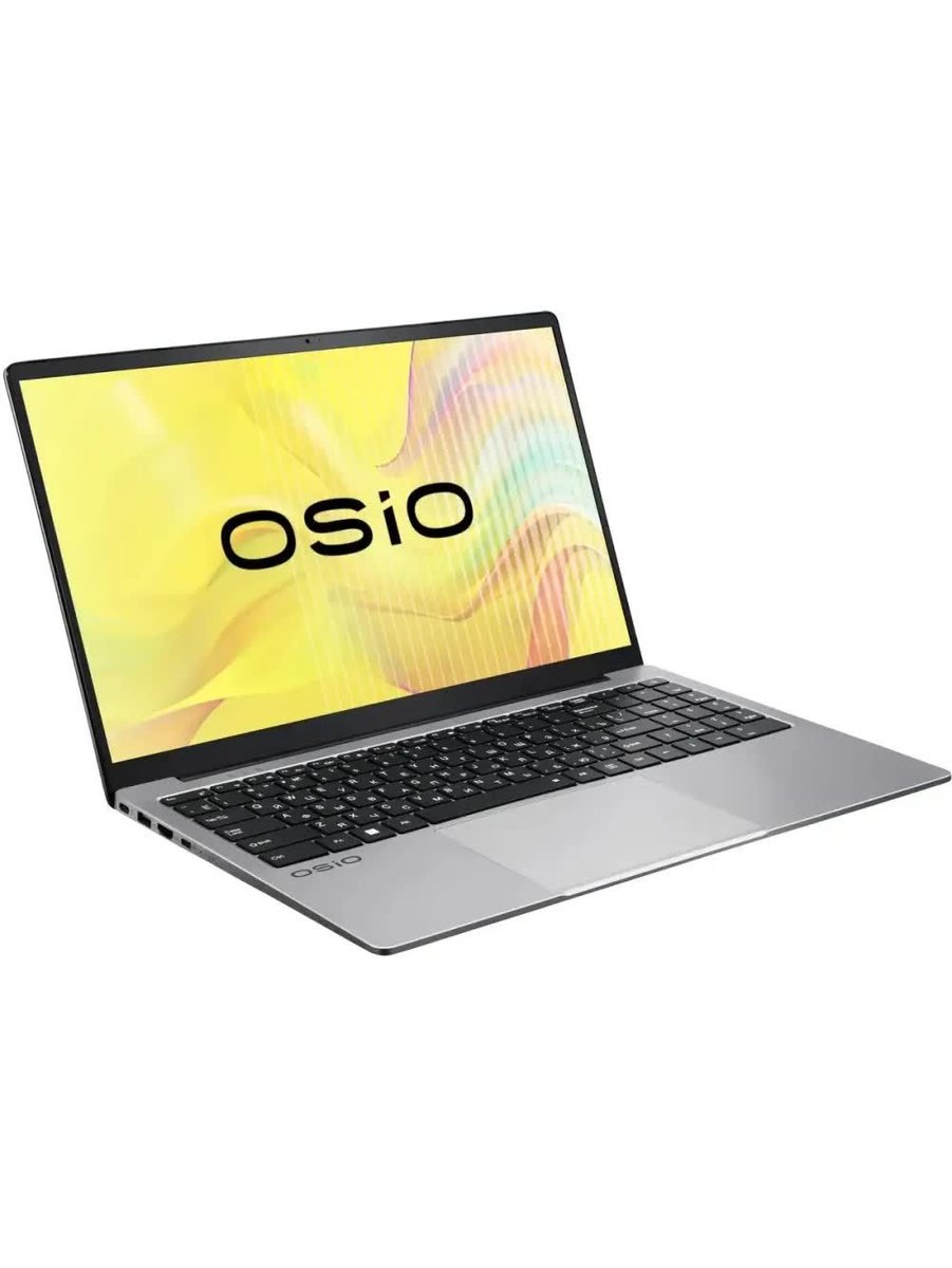 Ноутбук OSiO FocusLine F150i, 15.6" (1920x1080) IPS/Intel Core i5-1235U/8 ГБ DDR4/512 ГБ SSD/Intel UHD Graphics/Windows 11 Home, Серый (F150I-019)