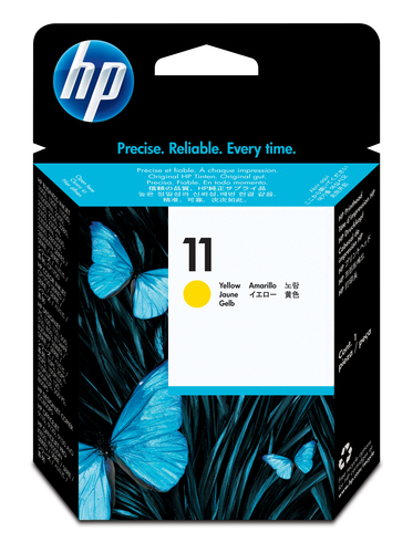 Печатающая головка HP 11 Yellow для Designjet 10ps/20ps/50ps/70/100/100 Plus/110/110nr Plus/111/120/120nr/500/500ps/510/800/800ps/copier cc800ps/815mfp Color Inkjet CP1700 series Business Inkjet 2600 series/1000/1100series/1200series/2200series/2300series/2800series/2230/2280 Officejet 9110/9120/9130/K850 series ( C4813A )