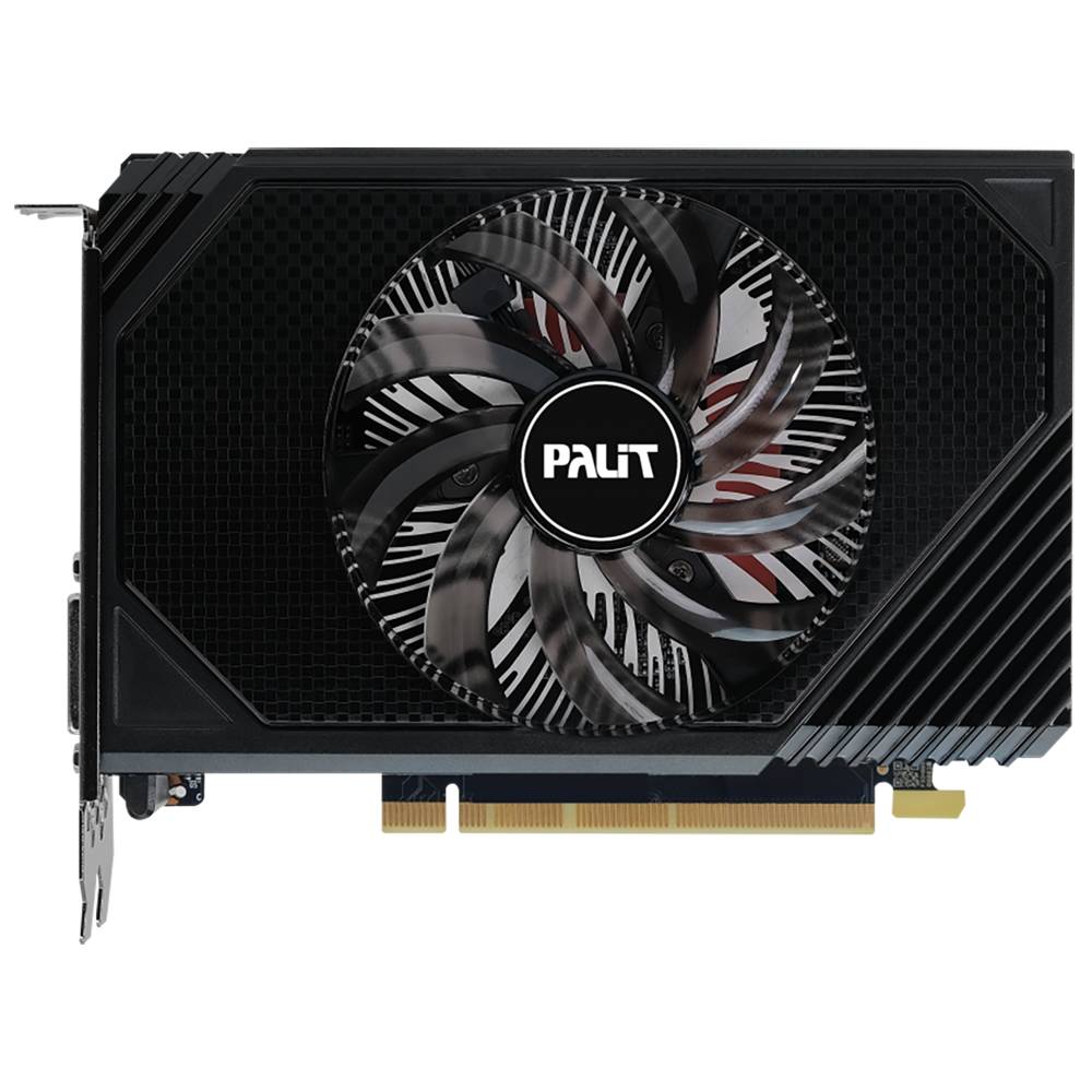 Palit Видеокарта RTX3050 STORMX 6GB GDDR6 96bit DVI DP HDMI 1FAN ITX RTL