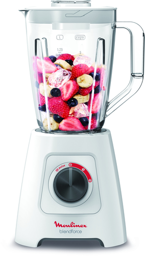 Блендер стационарный Moulinex Blendforce LM420110 600Вт белый