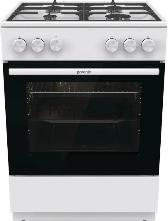 Плита газовая Gorenje GG6A10WFFM белый, конфорок 4 шт, духовка 72 л, 60 см x 85 см x 60 см