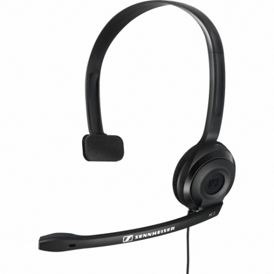 Sennheiser PC 2 CHAT 42-17000Гц 2м 2х3.5мм 95дБ круговая диаграмма направленности 90-15000Гц регулят