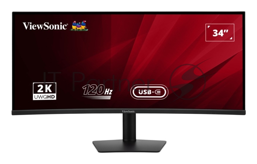 Монитор ViewSonic VA3420C-2, 34" VA, 3440x1440, 120Hz, 21:9