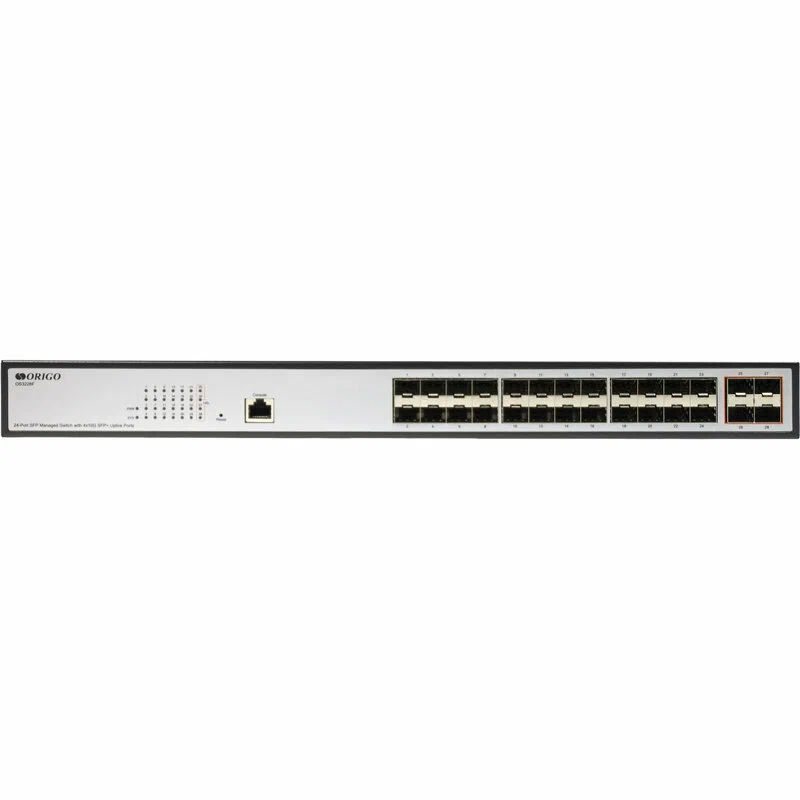 Коммутатор ORIGO OS3228P/370W/A1A, L3, 24×1GbE PoE, 4×10GbE SFP+, 370Вт