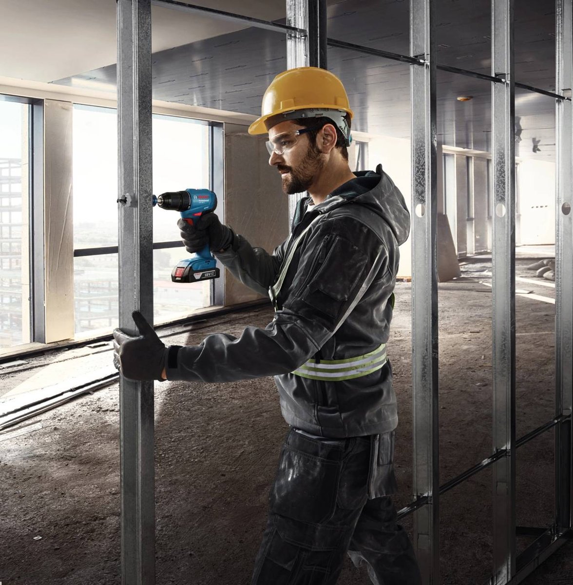 BOSCH Дрель-GSB 185-LI аккум. патрон:быстрозажимной