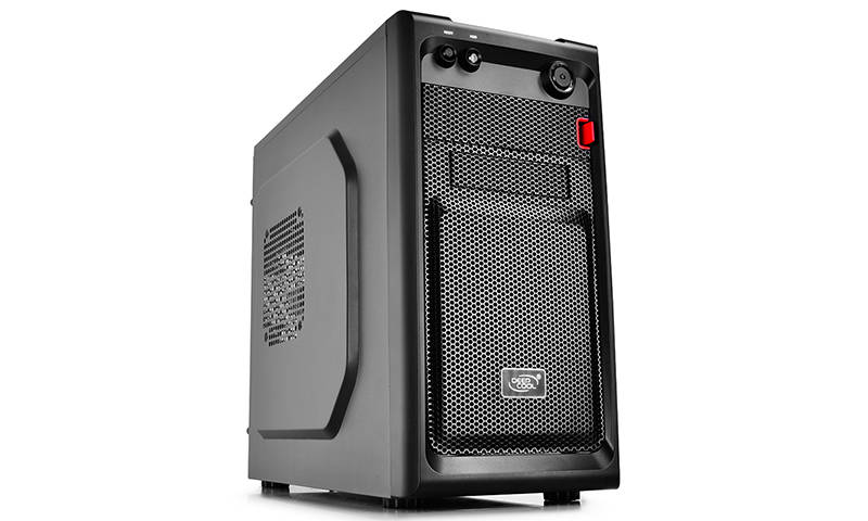 Корпус для ПК DeepCool - SMARTER, mITX, mATX, 1х2.5", 2х3.5", 1х3.5"ext, 1х5.25", 1xUSB2.0, 1xUSB3.0, Micro Tower, без БП, цвет чёрный, SMARTER