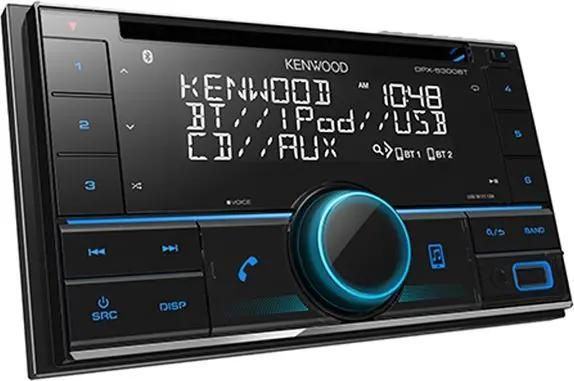 Автомагнитола Kenwood DPX-5300BT 2DIN 4x50Вт v4.2  AUX  DSP  3 RDS