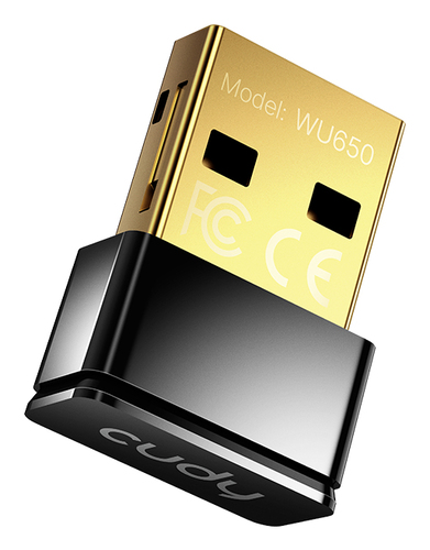 Адаптер беспроводной связи (Wi-Fi) CUDY AC650 Wi-Fi Mini USB Adapter 650Mbps Wi-Fi USB Adapter, Mini Size, 433Mbps at 5GHz + 200Mbps at 2.4GHz, Nano Size, USB 2.0 (WU650)