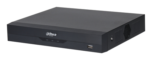 DAHUA DH-XVR5104HS-4KL-I3/T 4-канальный HDCVI-видеорегистратор с FR HDCVI, AHD, TVI, IP, CVBS 1 SATA III до 16Тбайт; видеоаналитика: SMD Plu 1 HDMI, 1 VGA; RJ45 100Мбит/с; аудиовх/вых: 1/1