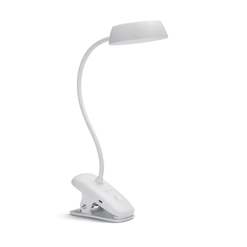 Philips 929003179707 Настольная лампа Philips/ Настольная лампа Donutclip DSK201 PT 3W  40K  W  USB 02