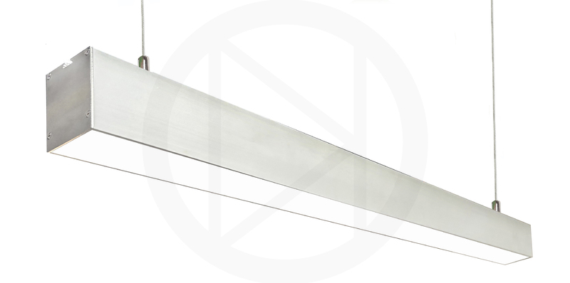 Светильник светодиодный линейный DELTA LINE 36W, в профиле 50x65, 1м (4000K)