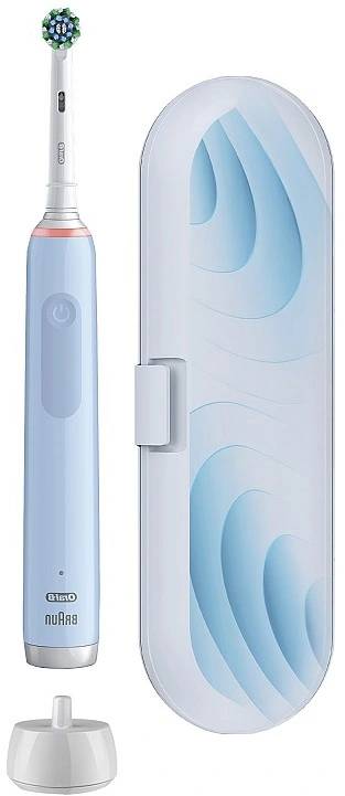 Зубная щетка Oral-B 80870249, Pro 3, 1 насадка, голубой