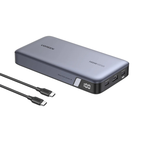 90597A Внешний аккумулятор UGREEN PB205 (90597A) PD 145W Power Bank  25000mAh. Цвет: серый