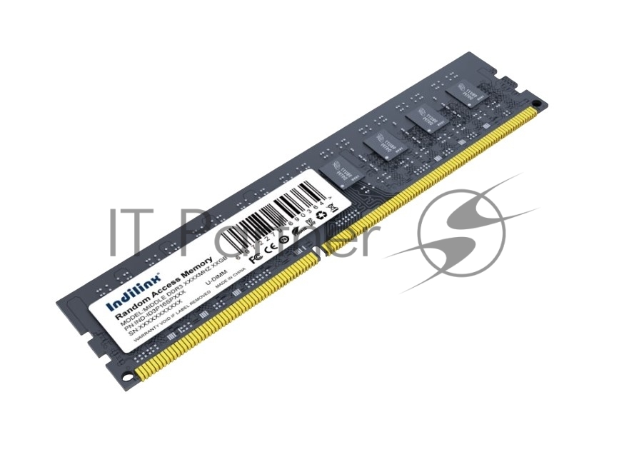 Оперативная память Indilinx DIMM DDR3 8GB PC12800 1600MHz CL11 1.5V (IND-ID3P16SP08X)