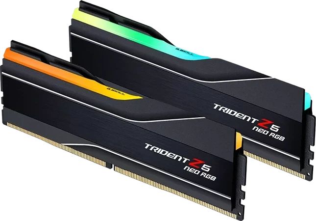 Модуль памяти DDR5 G.SKILL TRIDENT Z5 NEO RGB 128GB (2x64GB) 6000MHz CL34 (34-44-44-96) 1.35V / F5-6000J3444F64GX2-TZ5NR