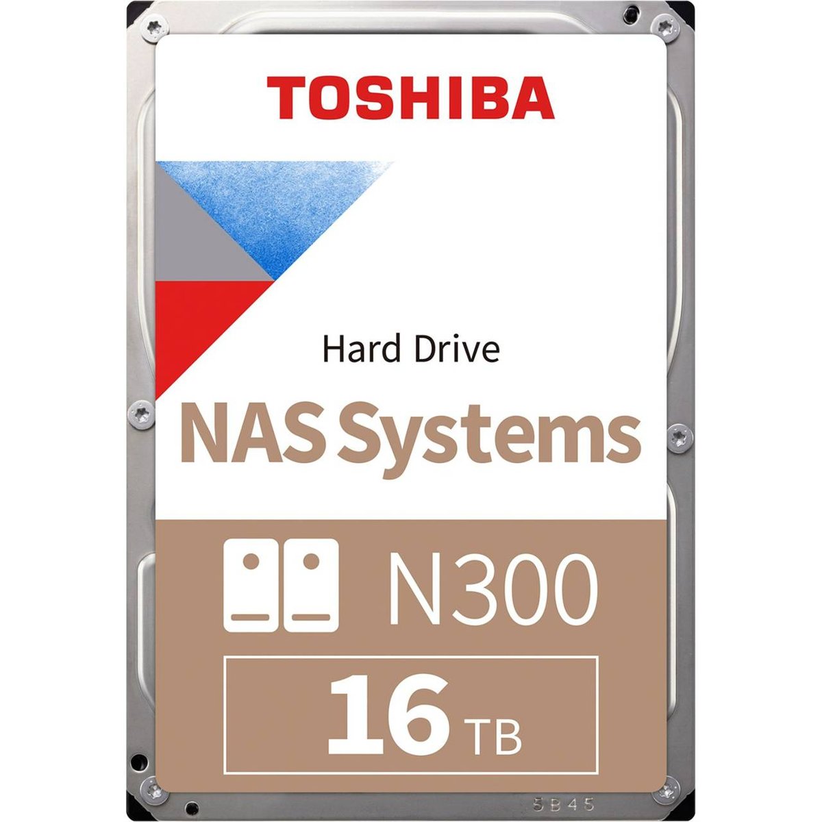 Жесткий диск/ HDD Toshiba N300 NAS SATA3 3.5" 16TB 7200 512Mb 6Gb/s 1 year warranty (replacement ST16000NT001)