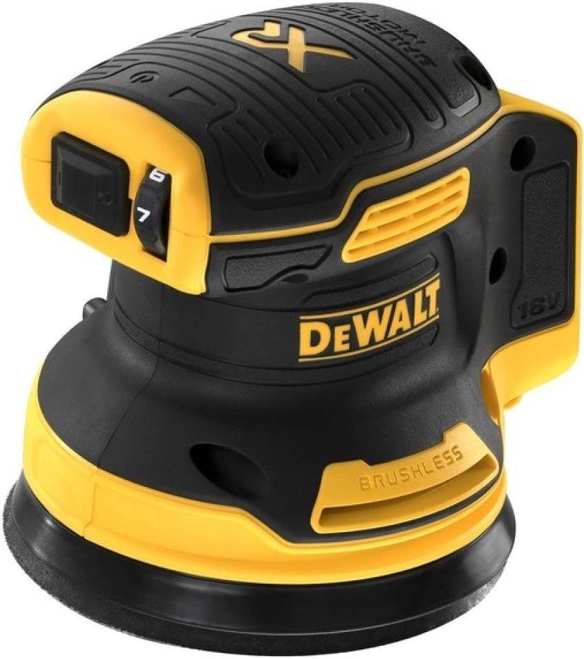 Шлифмашина эксцентриковая DeWalt DCW210N-XJ, аккум., D125мм, 18В, бесщеточная