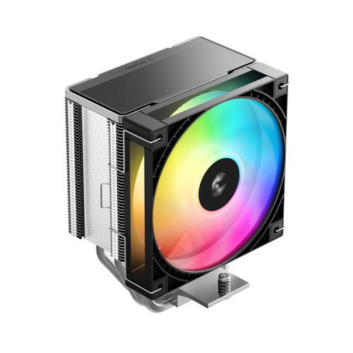 Кулер для процессора DEEPCOOL AG600 ARGB LGA1851/1700/AM5/AM4 (12шт/кор, TDP 270W, PWM, ARGB Fan 120mm, 6 тепл. трубок, черный) RET (R-AG600-BKAMMG2-G)