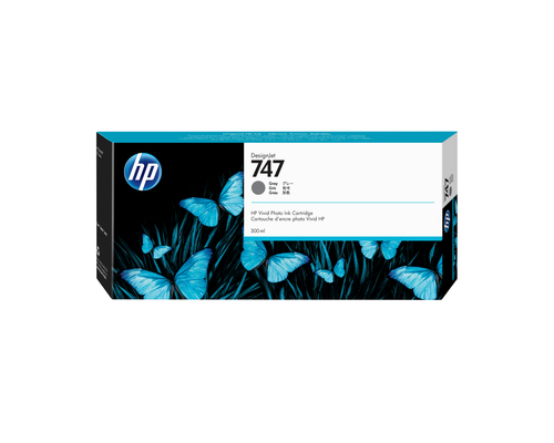 HP  P2V86A Картридж HP 747 серый  {HP DesignJet Z6/Z9+ series, (300 мл)}