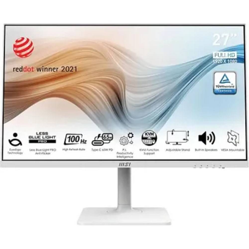 Монитор MicroStar 9S6-3PB19H-298, 27" IPS, FHD, 100Гц, USB-C, колонки