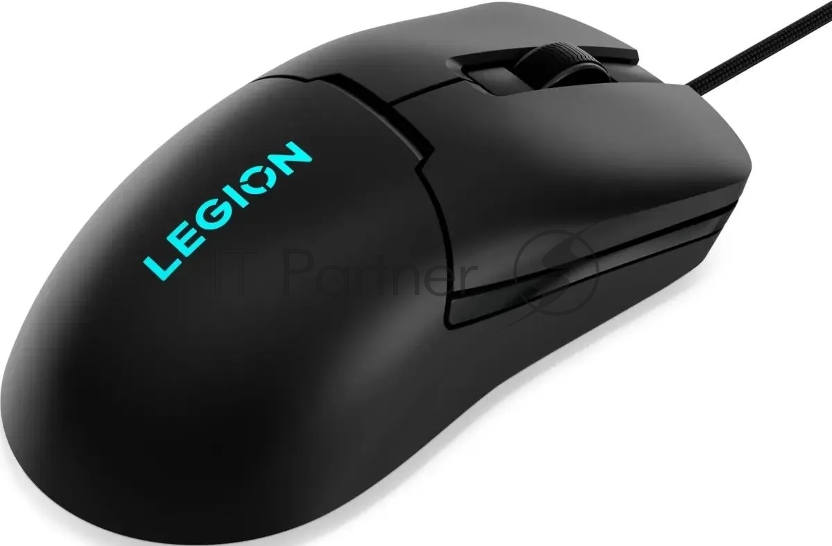 Мышь проводная Lenovo Legion M300s черный, 8000 dpi, USB, кнопки - 6