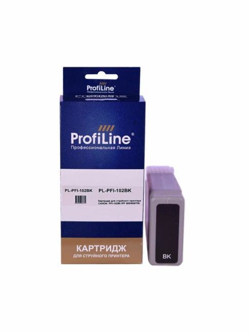 Картридж ProfiLine  PL-PFI-102BK_BK для LP17/LP24/iPF500/iPF510/iPF600/iPF605/iPF610/iPF650/iPF655/iPF700/iPF710/