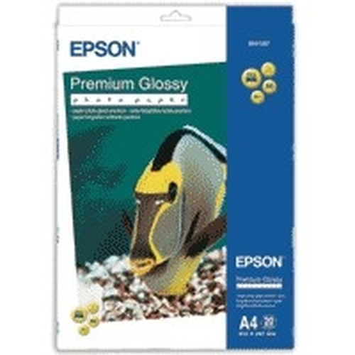 Набор EPSON бумага S041287 + бумага 7100337 Premium Glossy Photo Paper (130x180мм, 20 листов,  255  г/м2)