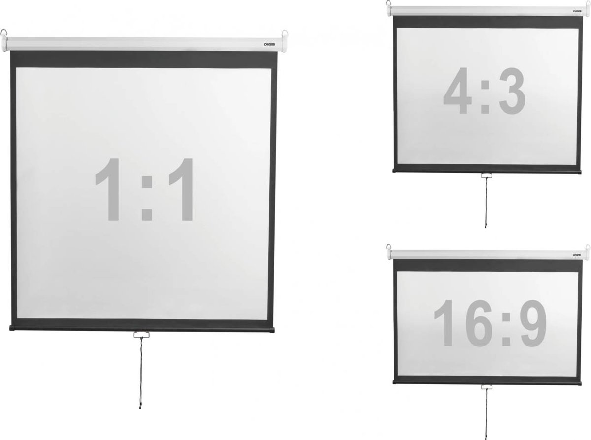 Digis 86" 139x178см Optimal-D DSOD-4302 4:3 настенно-потолочный рулонный белый