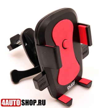 Держатель смартфона в авто Dled Cool Rubber (красный)