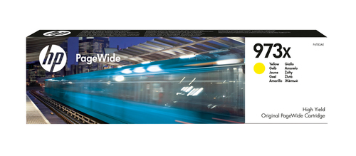 Картридж Hewlett-Packard HP 973X Yellow (Желтый) 7000 стр, Pagewide 452dw/477dw & P55250dw/MFP P57750dw