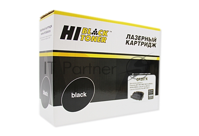 Картридж лазерный Hi-Black (HB-CF287X) для HP LJ M506dn/M506x/M527dn/M527f/M527c, 15K