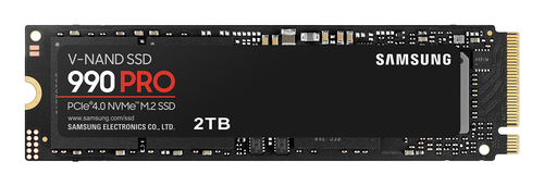 Твердотельный накопитель SSD M.2 2Tb Samsung 990 PRO Read 7450Mb/s Write 6900Mb/s 3D NAND TLC MZ-V9P2T0B/AM
