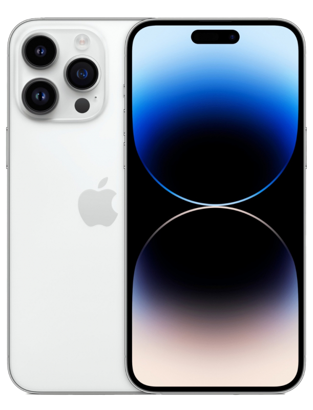 Смартфон Apple iPhone 14 Pro 128 ГБ, Dual еSIM, серебристый