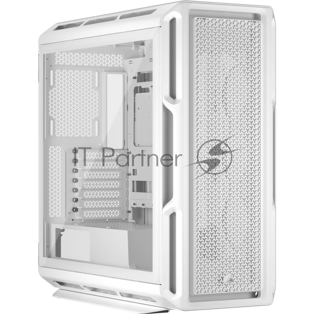 Компьютерный корпус без блока питания Case Corsair 5000T, Midi-Tower, TG, no fan, 4xUSB-A 3.2, 1xUSB 3.2 Type-C, E-ATX, ATX, mATX, mITX White