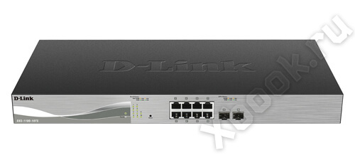 Коммутатор D-Link EasySmart, 8 x GE, 2 x SFP+ DXS-1100-10TS