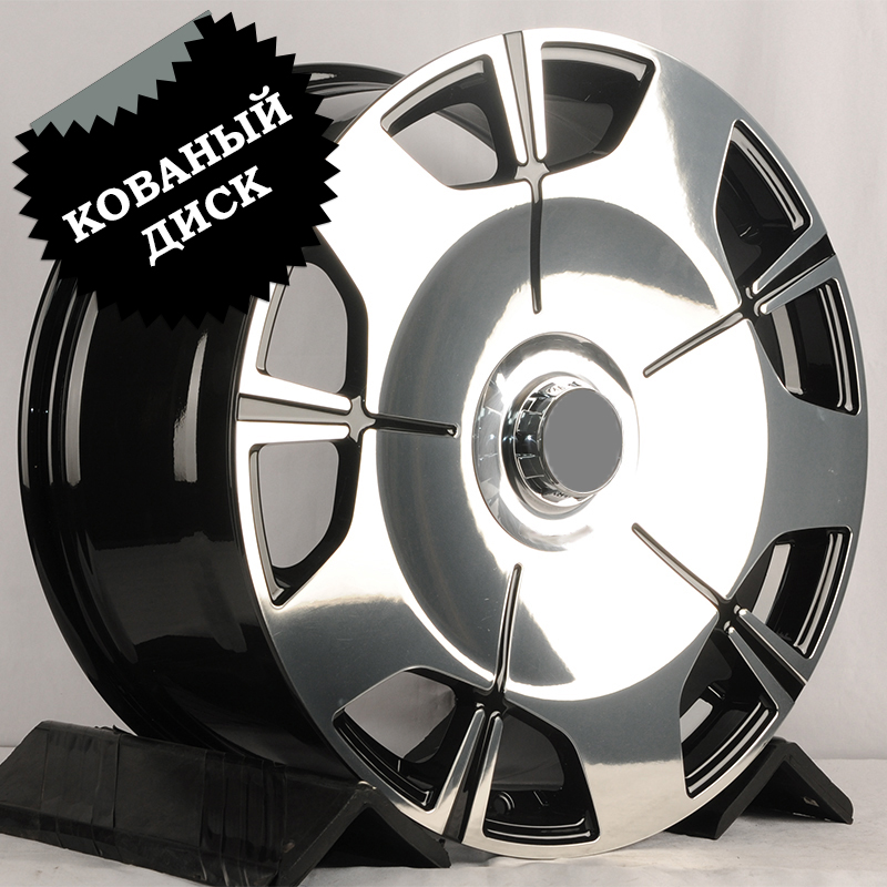 RGW Wheels RGW5817 9.0x21/5x112 D66.56 ET34 Gloss Black Polished Face (передний)