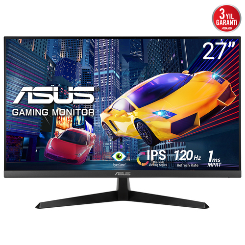 Монитор Asus 27" VY279HGR черный IPS LED 16:9 HDMI матовая 1500:1 250cd 178гр/178гр 1920x1080 120Hz VGA FHD 4.05кг