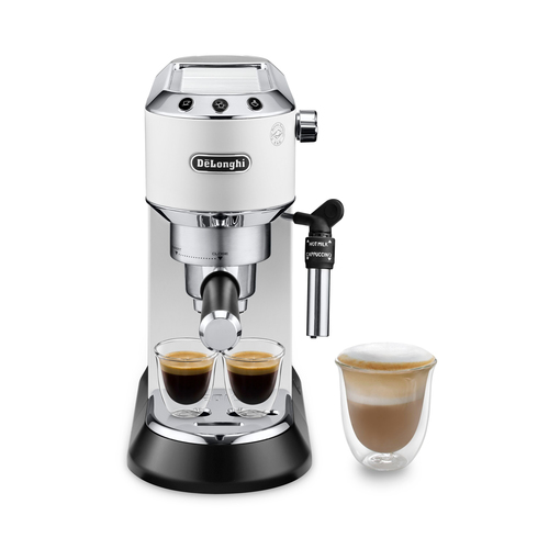 Кофеварка эспрессо DeLonghi EC685.W белый, исп. кофе - молотый/чалды, 1.1 л, 1350 Вт, 15 бар